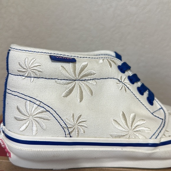 Vans Og Chukka Boot Canvas embroidered daisies marshmallow vault collection - Picture 7 of 12